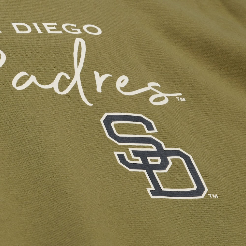 San Diego Padres Mitchell & Ness Women's Oversized Crewneck Sweatshirt | MLB On Sale