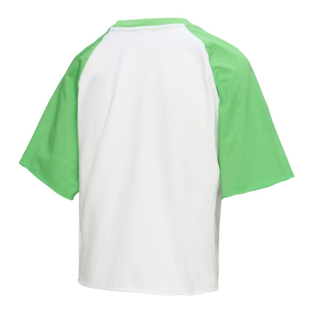 Philadelphia Phillies Mitchell & Ness Women's Cropped Raglan Mascot Boxy T-Shirt | MLB New