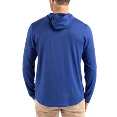 Buffalo Bills  Cutter & Buck Coastline Epic Comfort Eco Recycled Long Sleeve Hoodie T-Shirt