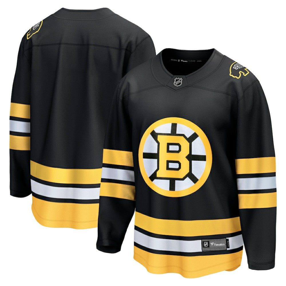 Boston Bruins Fanatics Anniversary Home Breakaway Jersey For Sale