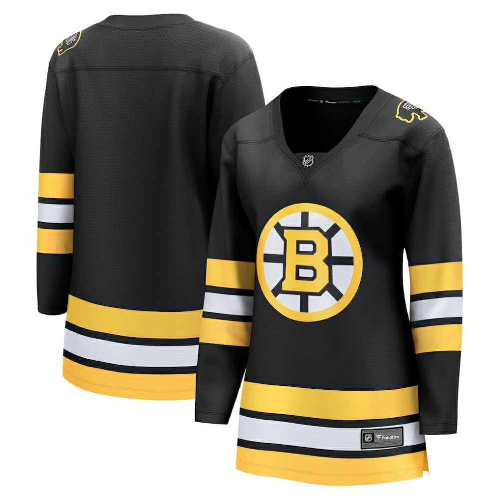 Boston Bruins Fanatics Women's Anniversary Home Breakaway Jersey For Sale