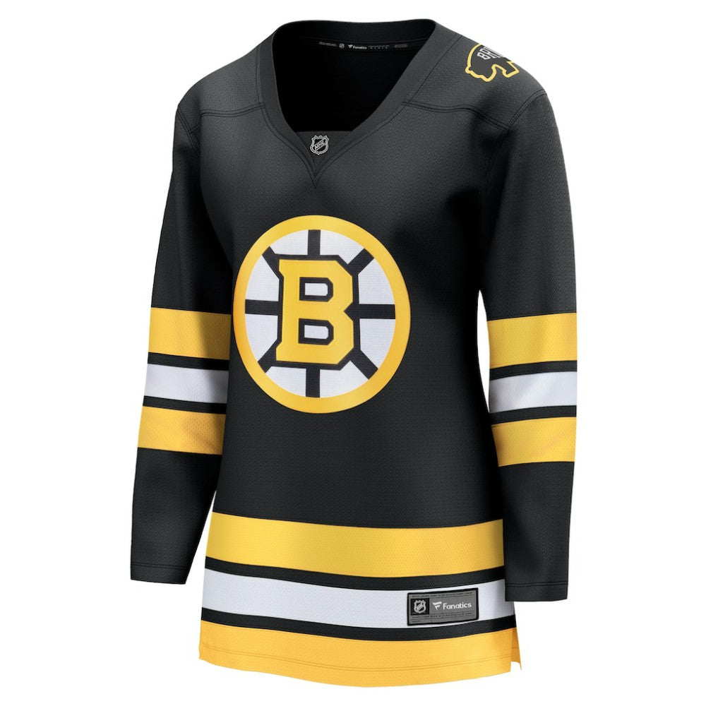 Boston Bruins Fanatics Women's Anniversary Home Breakaway Jersey For Sale