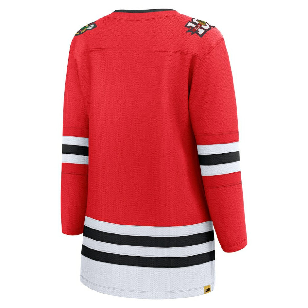 Chicago Blackhawks Fanatics Women's Centennial Breakaway Jersey Outlet