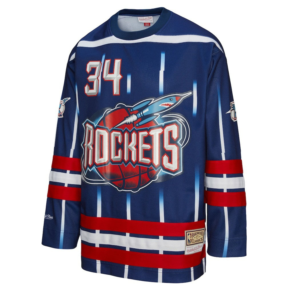 Hakeem Olajuwon Houston Rockets Unisex Maxxed Out Fashion Hockey Jersey Online