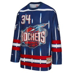 Hakeem Olajuwon Houston Rockets Unisex Maxxed Out Fashion Hockey Jersey Online