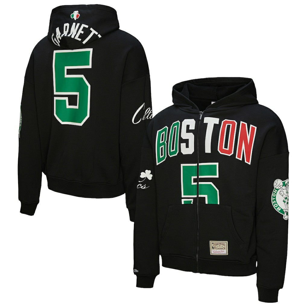 Kevin Garnett Boston Celtics Unisex Hardwood Classics Maxxed Out Full-Zip Hoodie Online