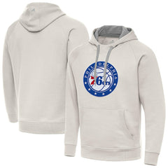 Philadelphia 76ers Antigua Big Logo Victory Pullover Hoodie On Sale