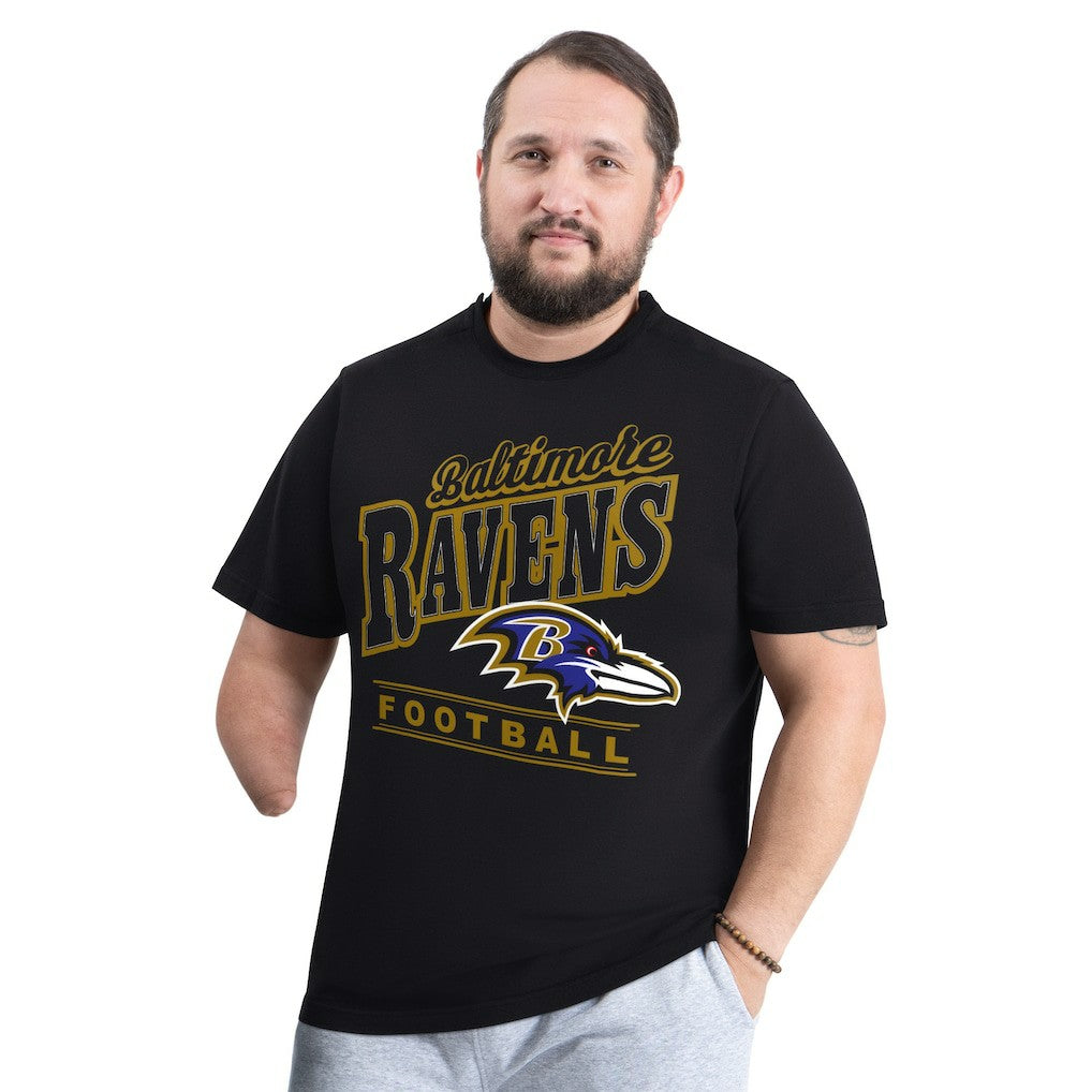 Baltimore Ravens  G-III Sports by Carl Banks Adaptive Headliner Graphic T-Shirt