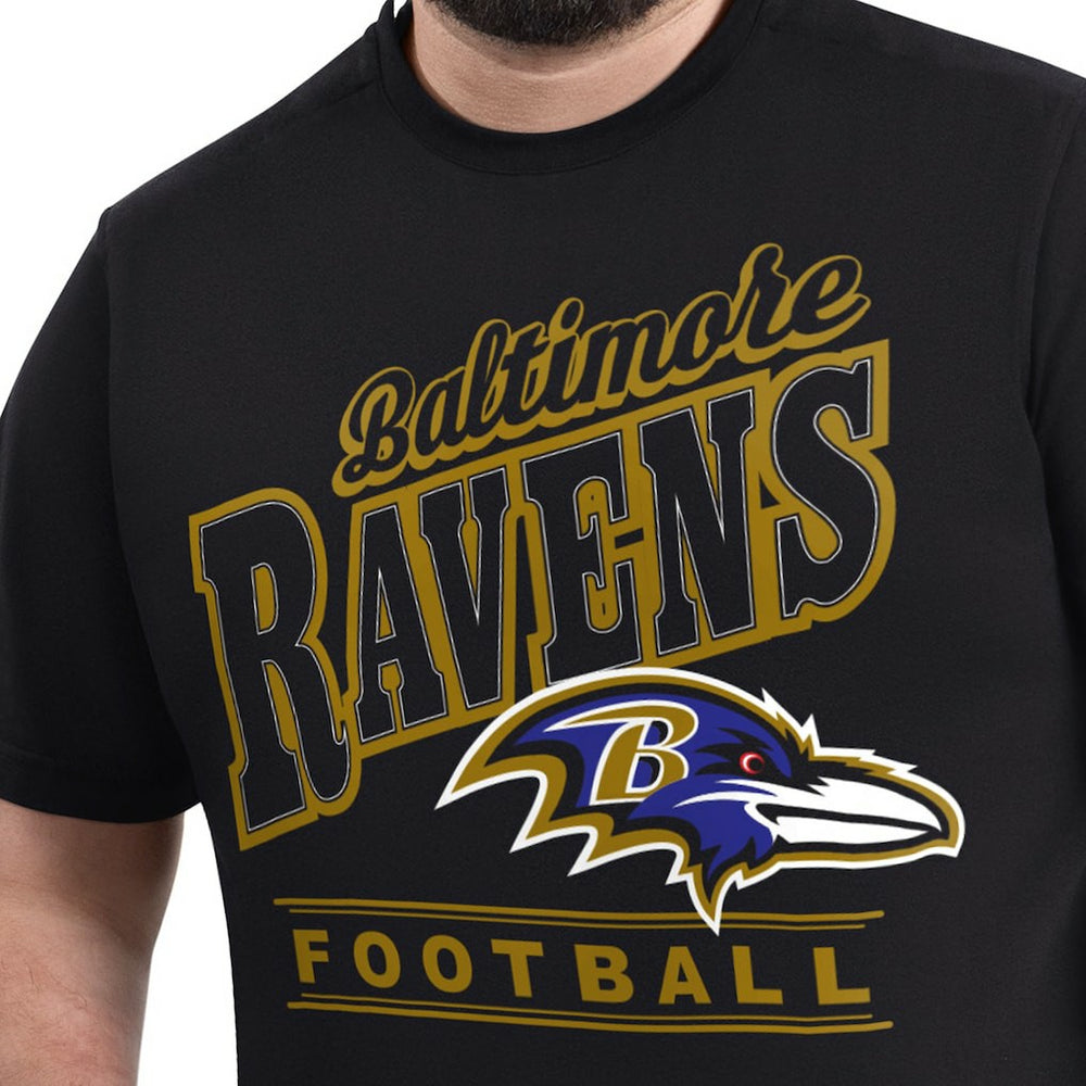 Baltimore Ravens  G-III Sports by Carl Banks Adaptive Headliner Graphic T-Shirt