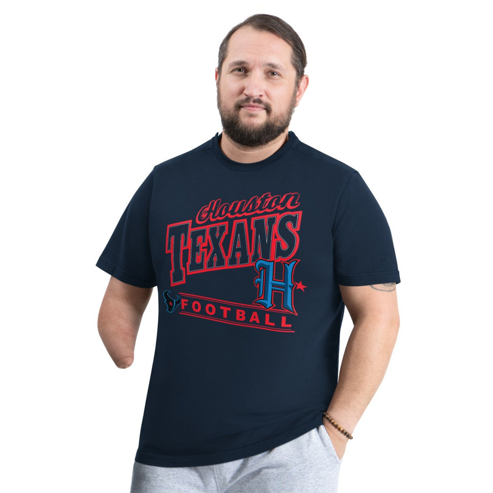 Houston Texans  G-III Sports by Carl Banks Adaptive Headliner Graphic T-Shirt