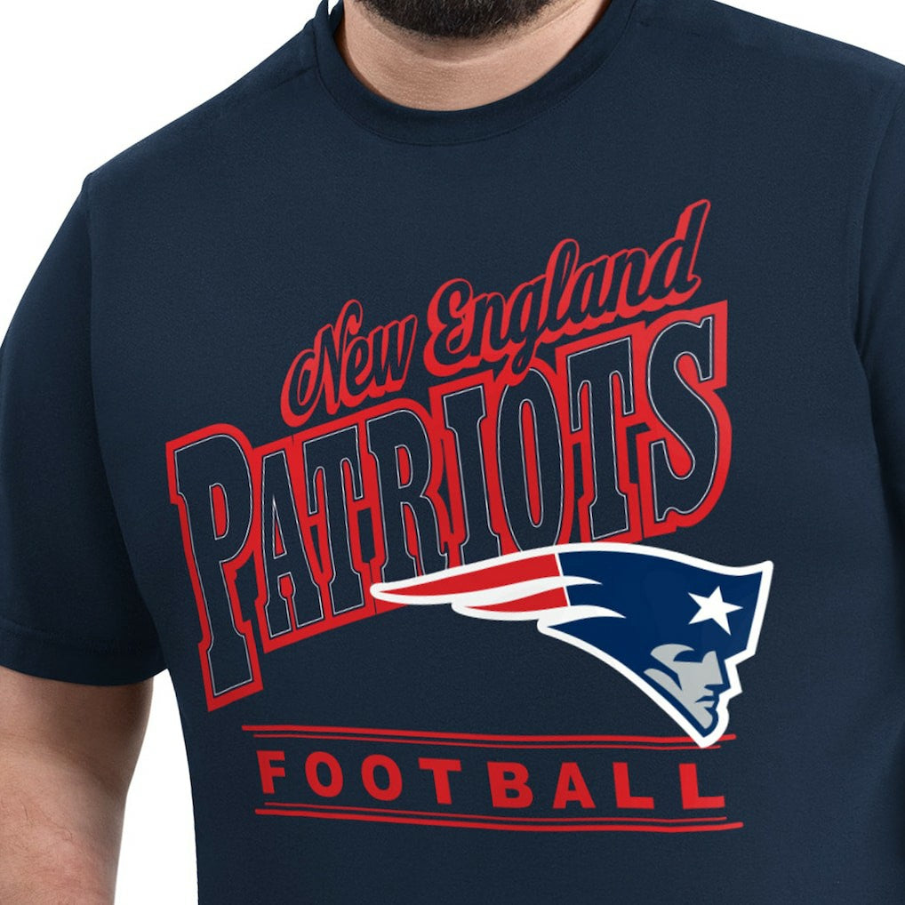 New England Patriots  G-III Sports by Carl Banks Adaptive Headliner Graphic T-Shirt