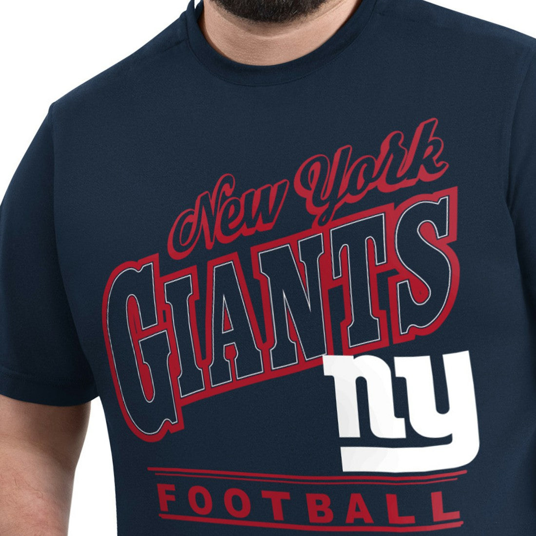 New York Giants  G-III Sports by Carl Banks Adaptive Headliner Graphic T-Shirt