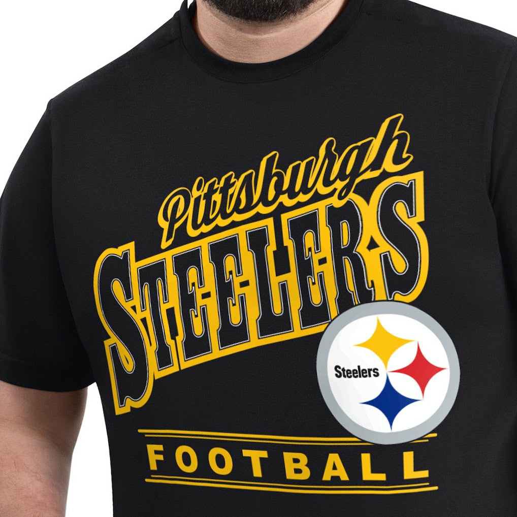 Pittsburgh Steelers  G-III Sports by Carl Banks Adaptive Headliner Graphic T-Shirt