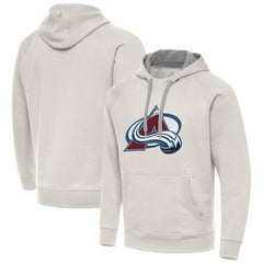 Colorado Avalanche Antigua Big Logo Victory Pullover Hoodie Discount
