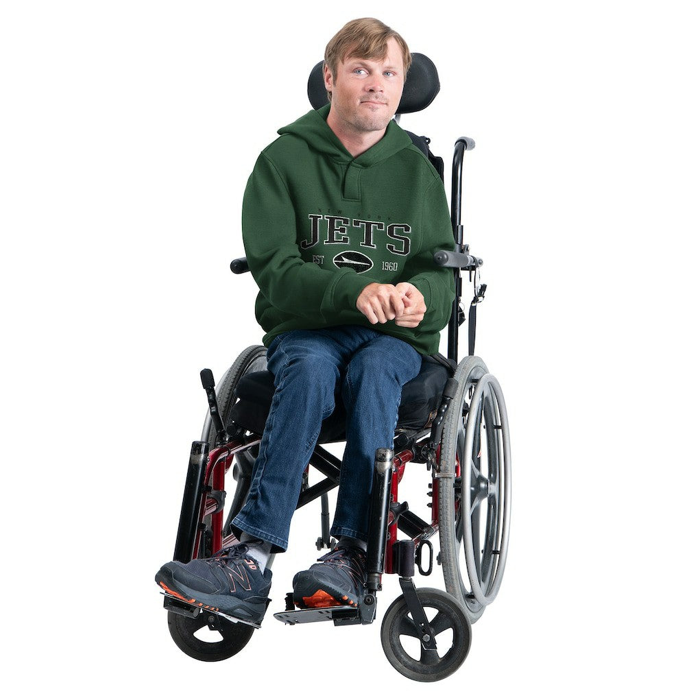 New York Jets  G-III Sports by Carl Banks Adaptive Team Spirit Graphic Fleece Pullover Hoodie