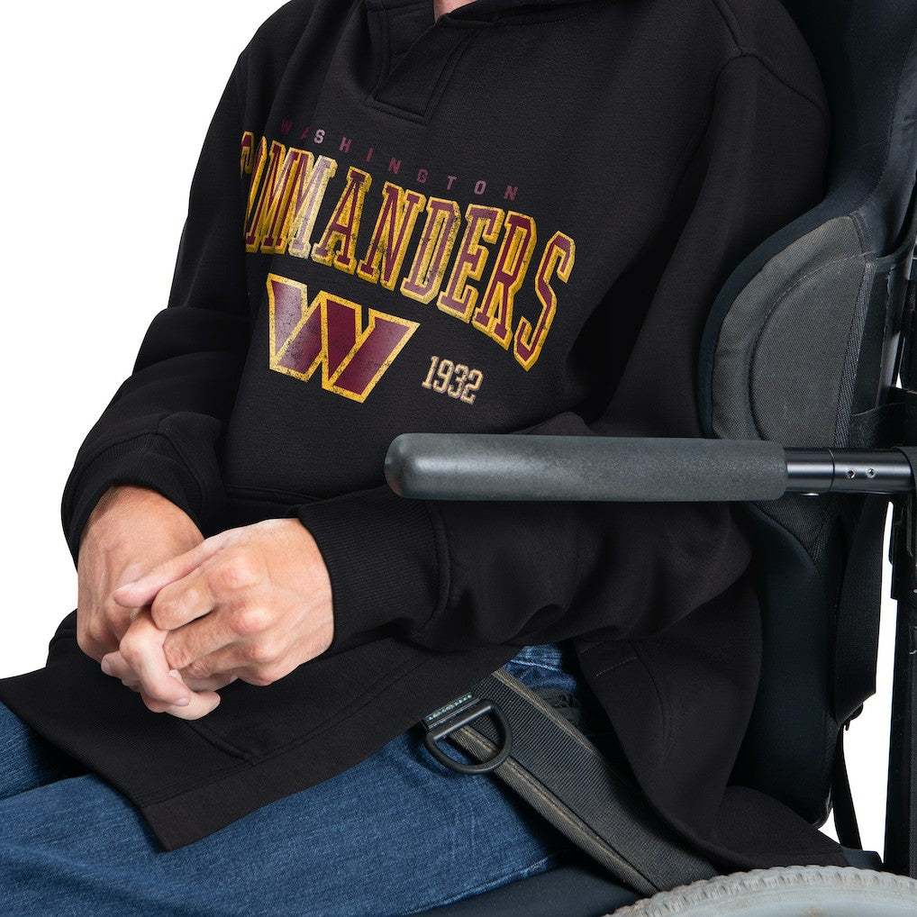 Washington Commanders  G-III Sports by Carl Banks Adaptive Team Spirit Graphic Fleece Pullover Hoodie