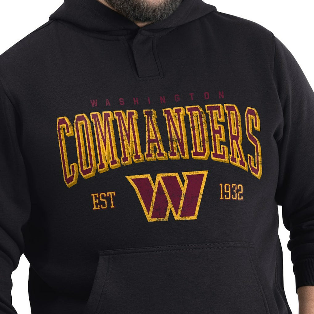 Washington Commanders  G-III Sports by Carl Banks Adaptive Team Spirit Graphic Fleece Pullover Hoodie