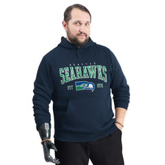 Seattle Seahawks  G-III Sports by Carl Banks Adaptive Team Spirit Graphic Fleece Pullover Hoodie