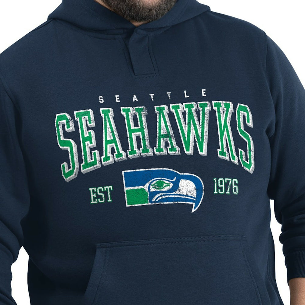 Seattle Seahawks  G-III Sports by Carl Banks Adaptive Team Spirit Graphic Fleece Pullover Hoodie