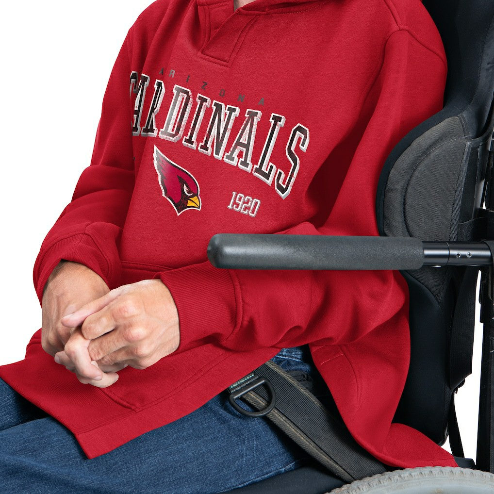 Arizona Cardinals  G-III Sports by Carl Banks Adaptive Team Spirit Graphic Fleece Pullover Hoodie