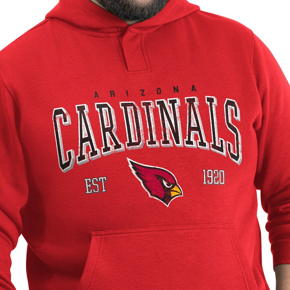 Arizona Cardinals  G-III Sports by Carl Banks Adaptive Team Spirit Graphic Fleece Pullover Hoodie