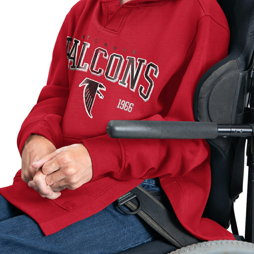 Atlanta Falcons  G-III Sports by Carl Banks Adaptive Team Spirit Graphic Fleece Pullover Hoodie