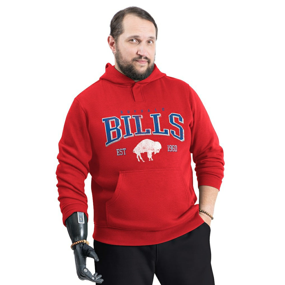 Buffalo Bills  G-III Sports by Carl Banks Adaptive Team Spirit Graphic Fleece Pullover Hoodie