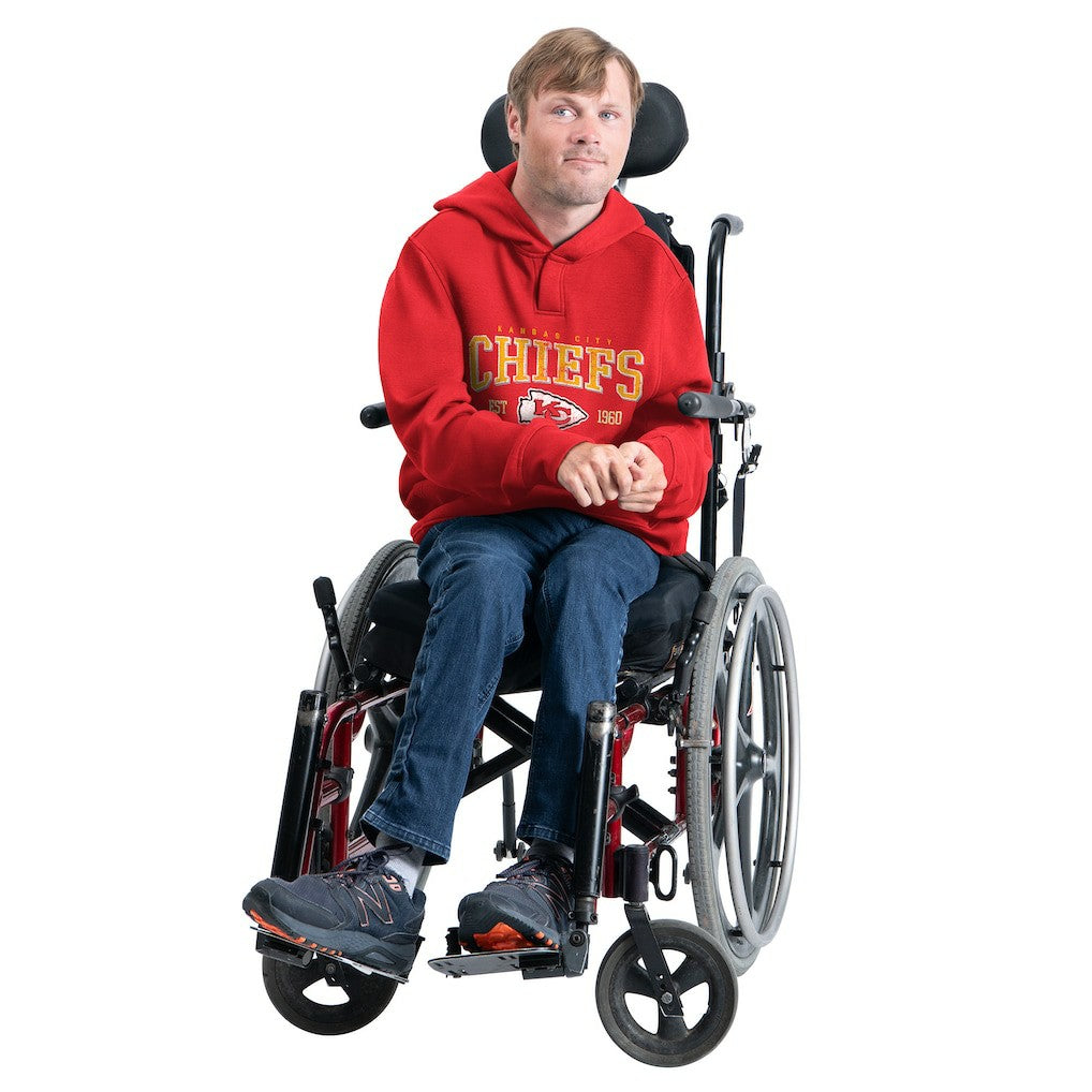 Kansas City Chiefs  G-III Sports by Carl Banks Adaptive Team Spirit Graphic Fleece Pullover Hoodie