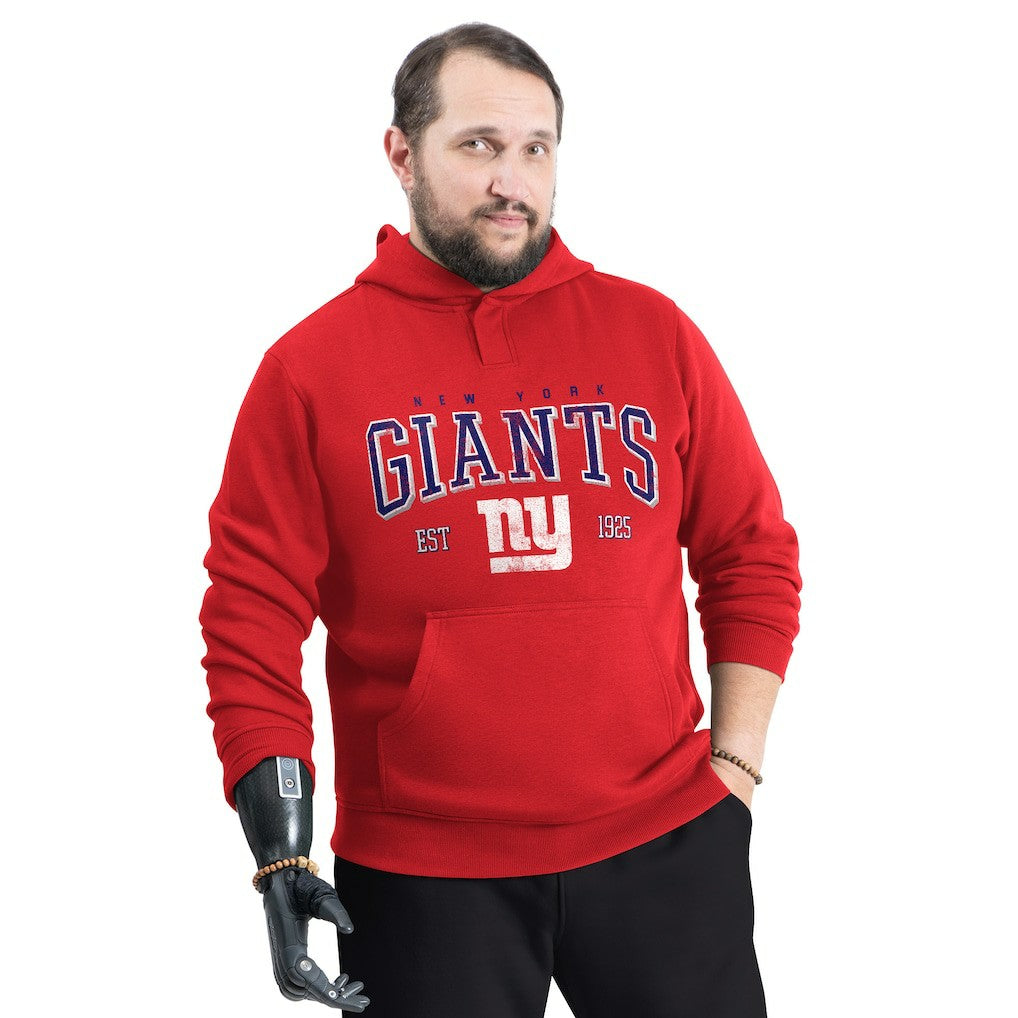 New York Giants  G-III Sports by Carl Banks Adaptive Team Spirit Graphic Fleece Pullover Hoodie