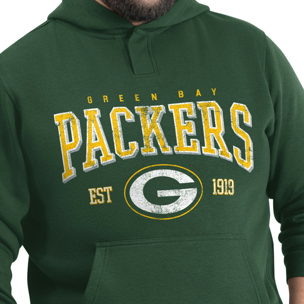 Green Bay Packers  G-III Sports by Carl Banks Adaptive Team Spirit Graphic Fleece Pullover Hoodie