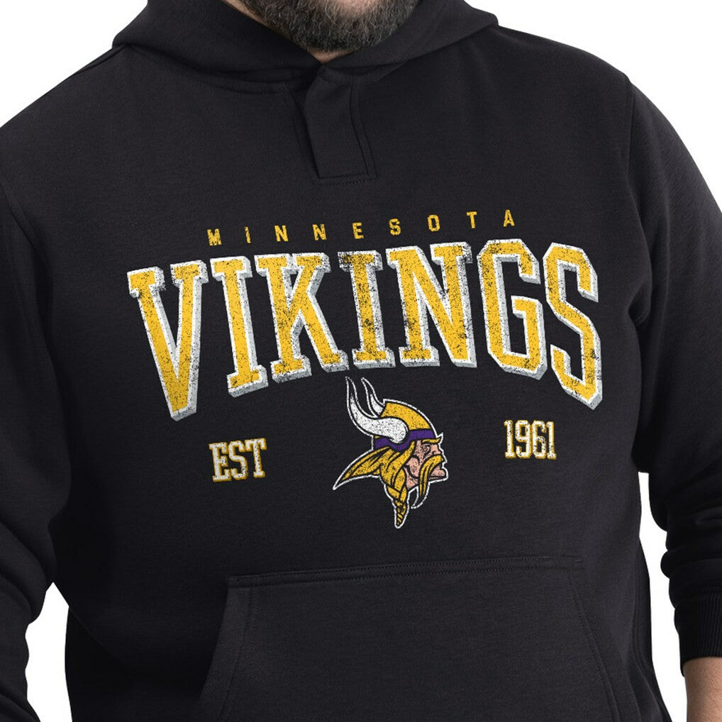 Minnesota Vikings  G-III Sports by Carl Banks Adaptive Team Spirit Graphic Fleece Pullover Hoodie