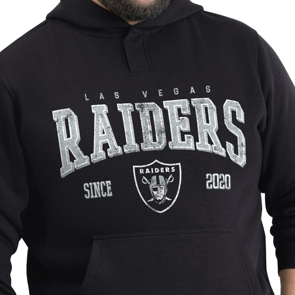 Las Vegas Raiders  G-III Sports by Carl Banks Adaptive Team Spirit Graphic Fleece Pullover Hoodie