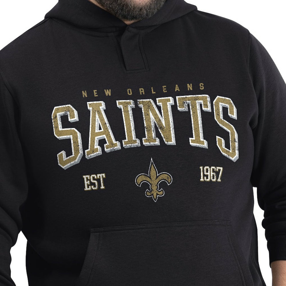 New Orleans Saints  G-III Sports by Carl Banks Adaptive Team Spirit Graphic Fleece Pullover Hoodie