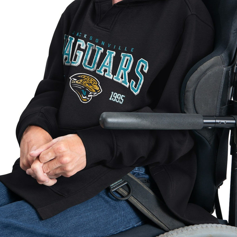 Jacksonville Jaguars  G-III Sports by Carl Banks Adaptive Team Spirit Graphic Fleece Pullover Hoodie