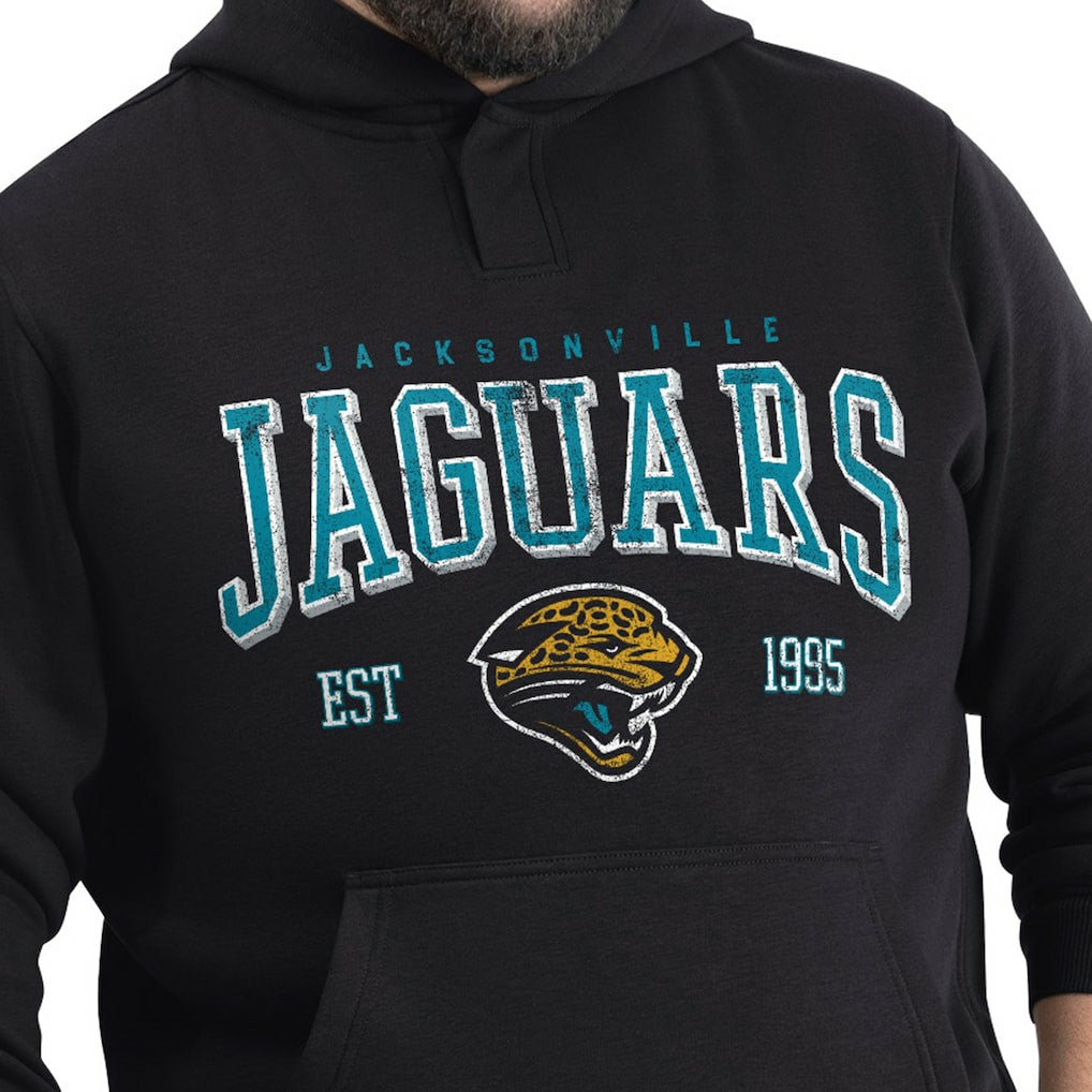 Jacksonville Jaguars  G-III Sports by Carl Banks Adaptive Team Spirit Graphic Fleece Pullover Hoodie
