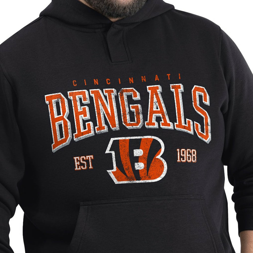Cincinnati Bengals  G-III Sports by Carl Banks Adaptive Team Spirit Graphic Fleece Pullover Hoodie