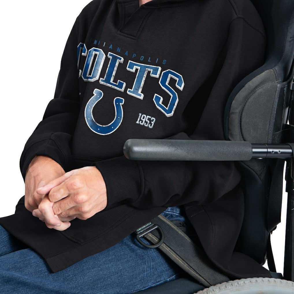 Indianapolis Colts  G-III Sports by Carl Banks Adaptive Team Spirit Graphic Fleece Pullover Hoodie