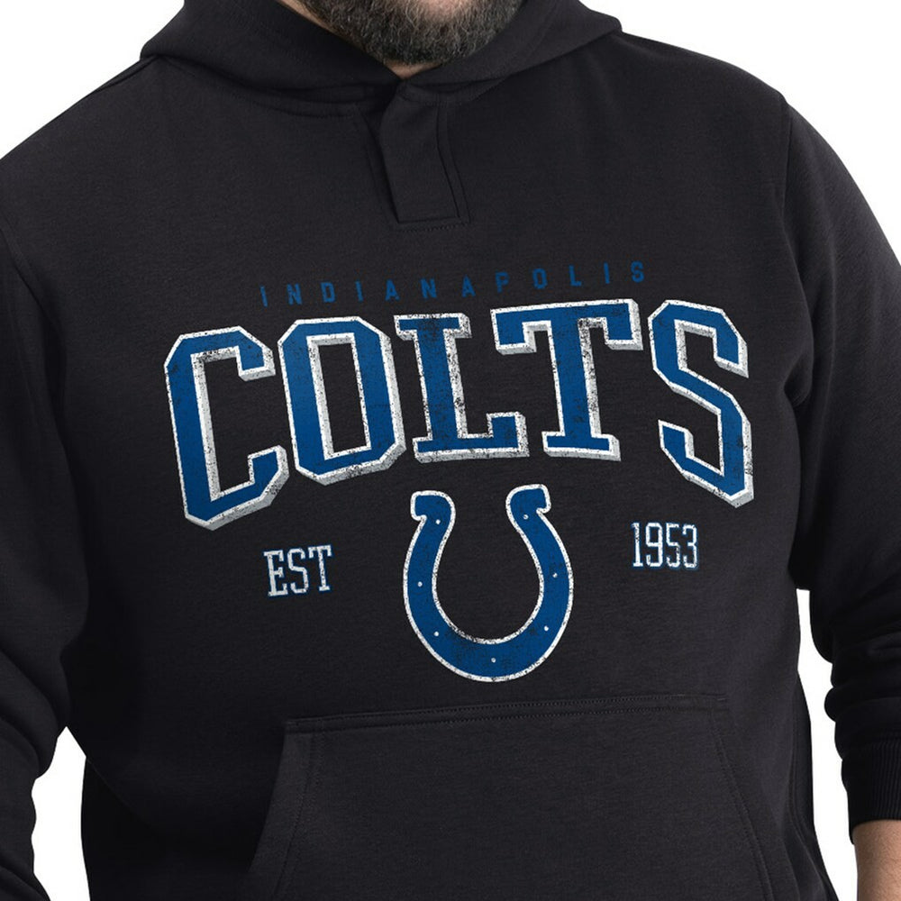 Indianapolis Colts  G-III Sports by Carl Banks Adaptive Team Spirit Graphic Fleece Pullover Hoodie