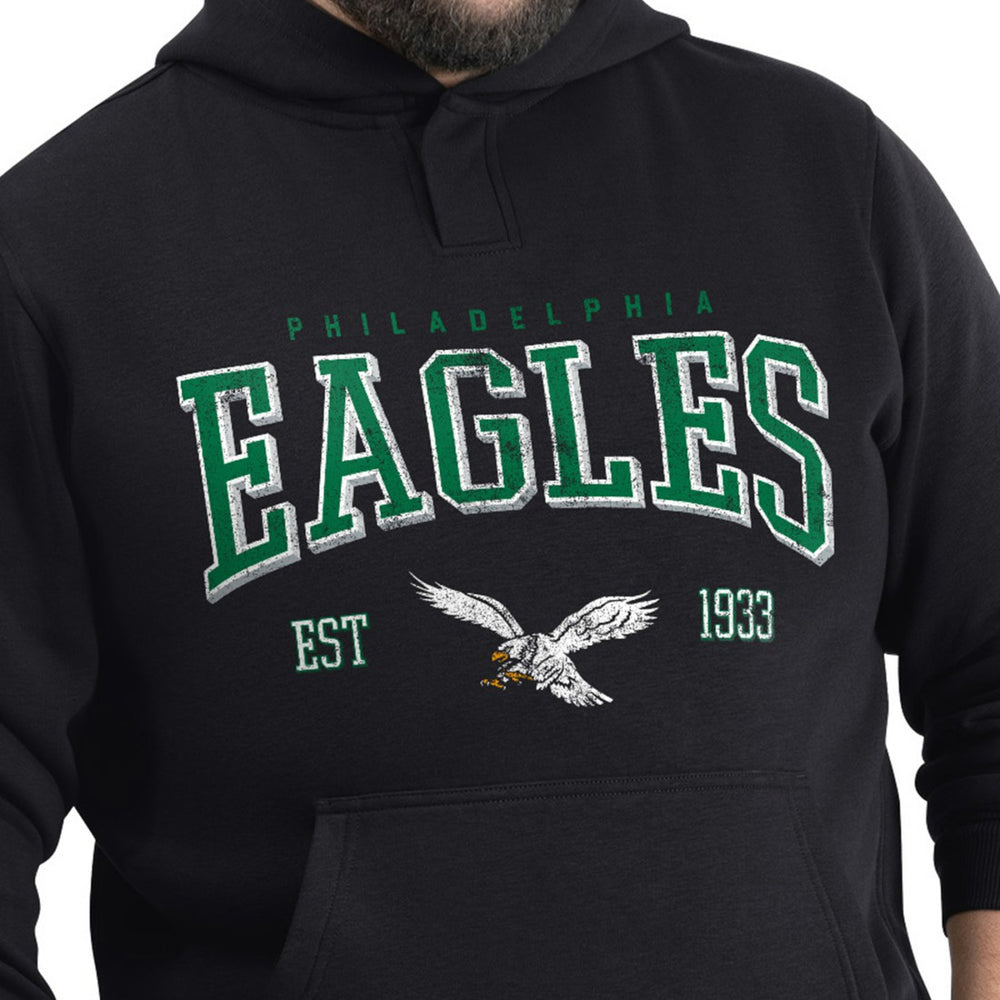 Philadelphia Eagles  G-III Sports by Carl Banks Adaptive Team Spirit Graphic Fleece Pullover Hoodie