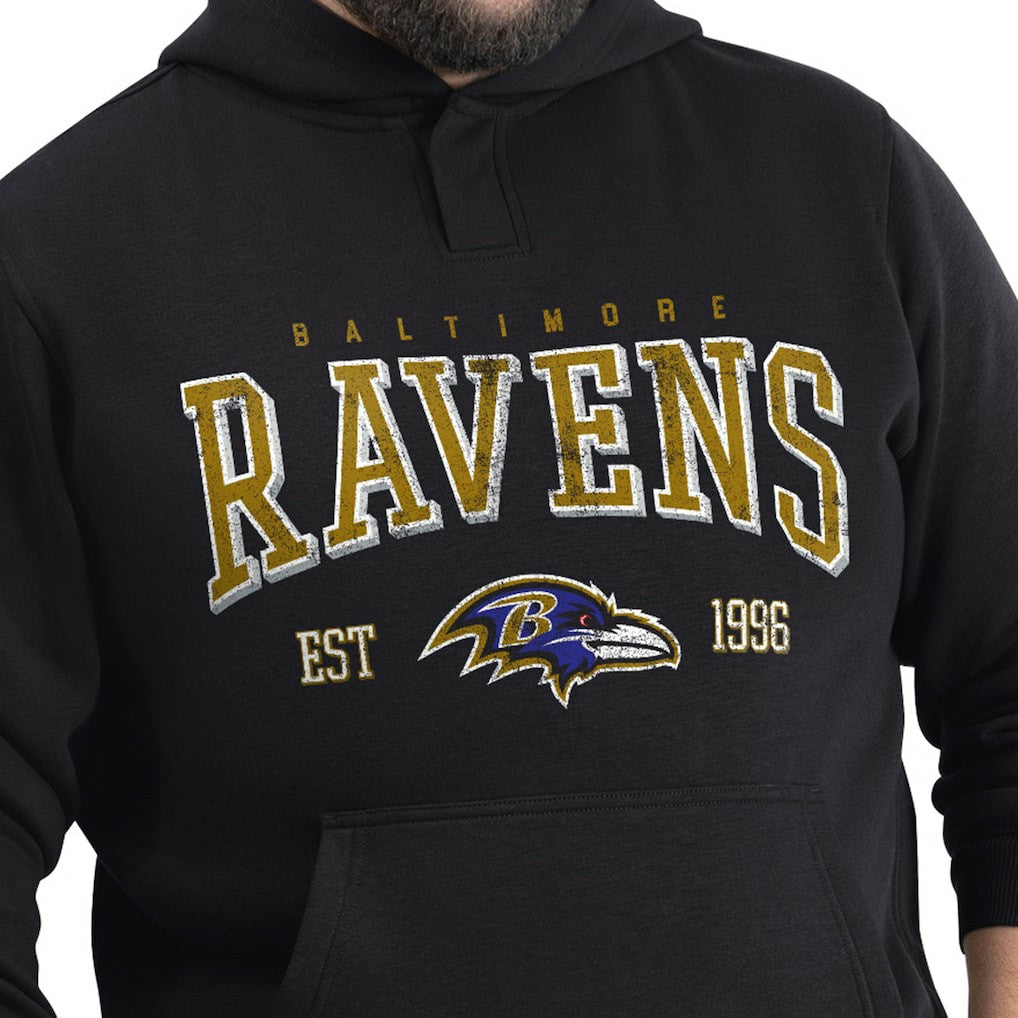 Baltimore Ravens  G-III Sports by Carl Banks Adaptive Team Spirit Graphic Fleece Pullover Hoodie