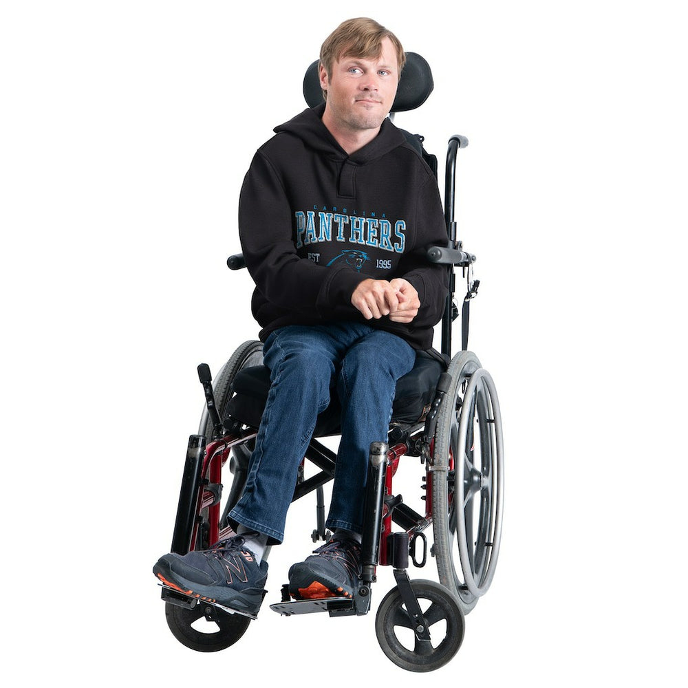 Carolina Panthers  G-III Sports by Carl Banks Adaptive Team Spirit Graphic Fleece Pullover Hoodie