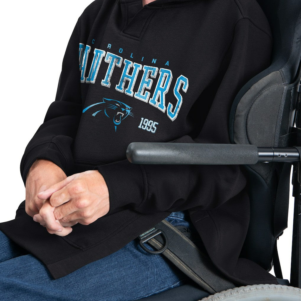 Carolina Panthers  G-III Sports by Carl Banks Adaptive Team Spirit Graphic Fleece Pullover Hoodie
