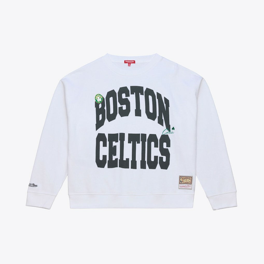 Boston Celtics Women's Lightweight Block Letter Sweatshirt On Sale