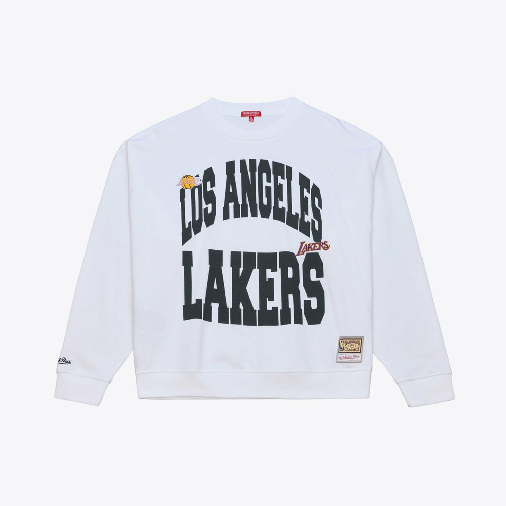 Los Angeles Lakers Women's Lightweight Block Letter Sweatshirt Online