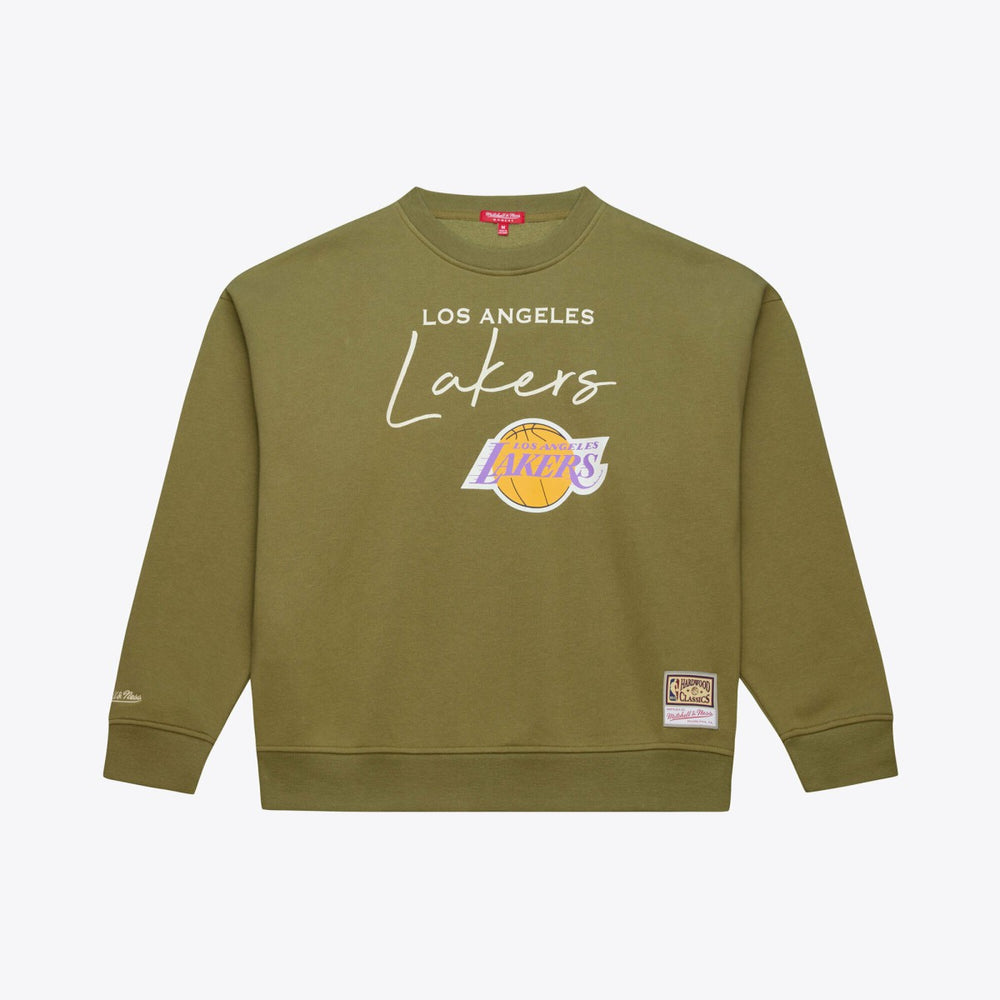Los Angeles Lakers Women's Lightweight Script Sweatshirt Discount