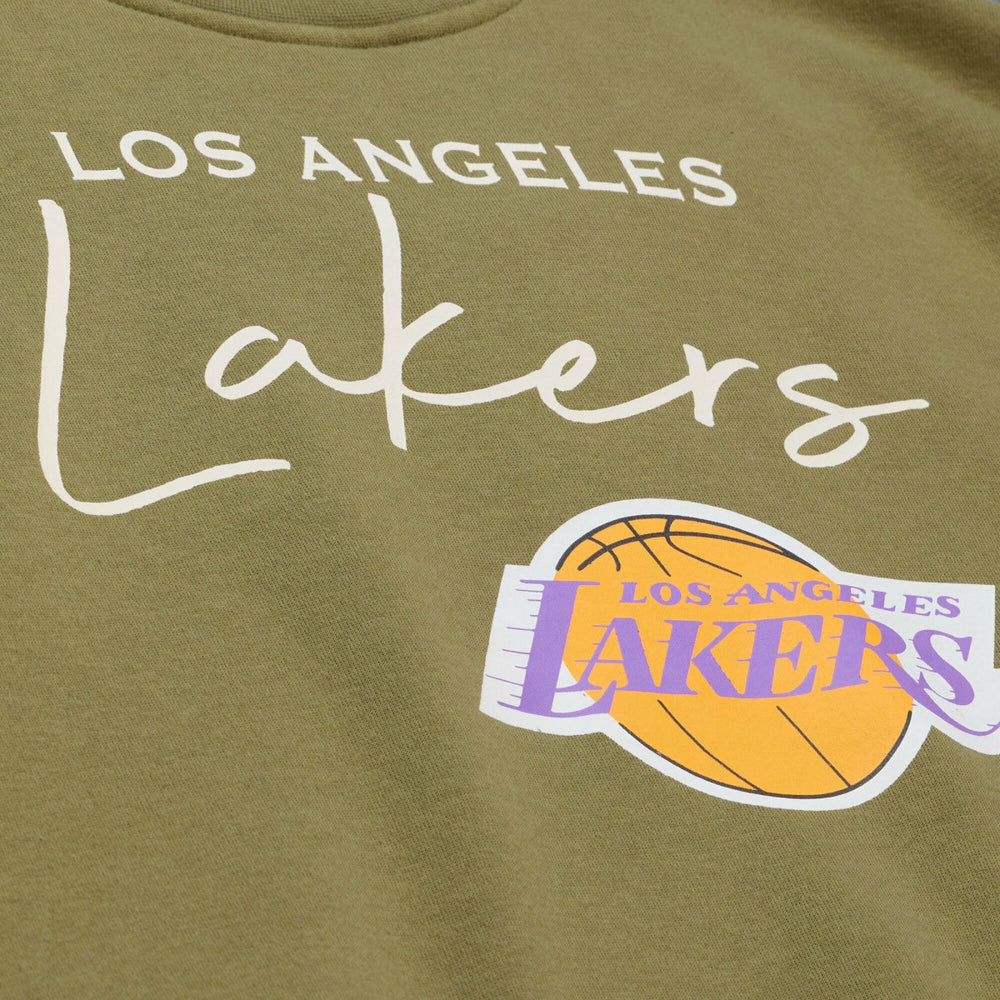 Los Angeles Lakers Women's Lightweight Script Sweatshirt Discount
