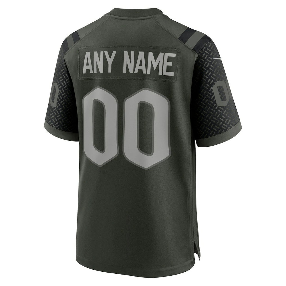 New York Jets Nike 2025 Rivalries Collection Custom Game Jersey