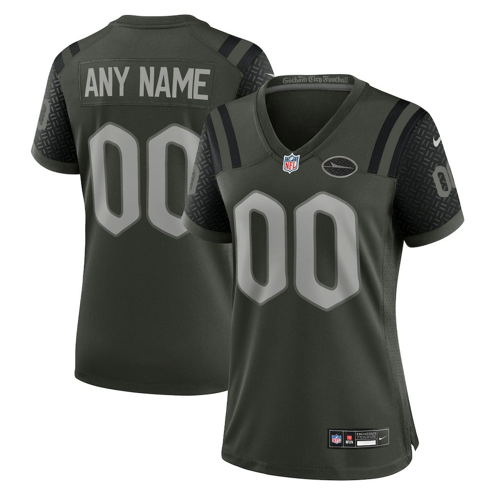 New York Jets Nike Women's 2025 Rivalries Collection Custom Game Jersey