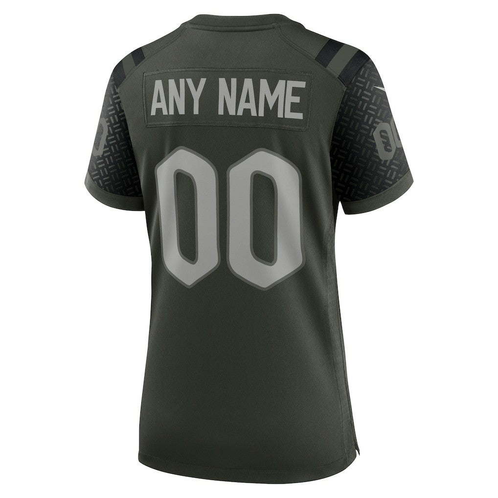 New York Jets Nike Women's 2025 Rivalries Collection Custom Game Jersey