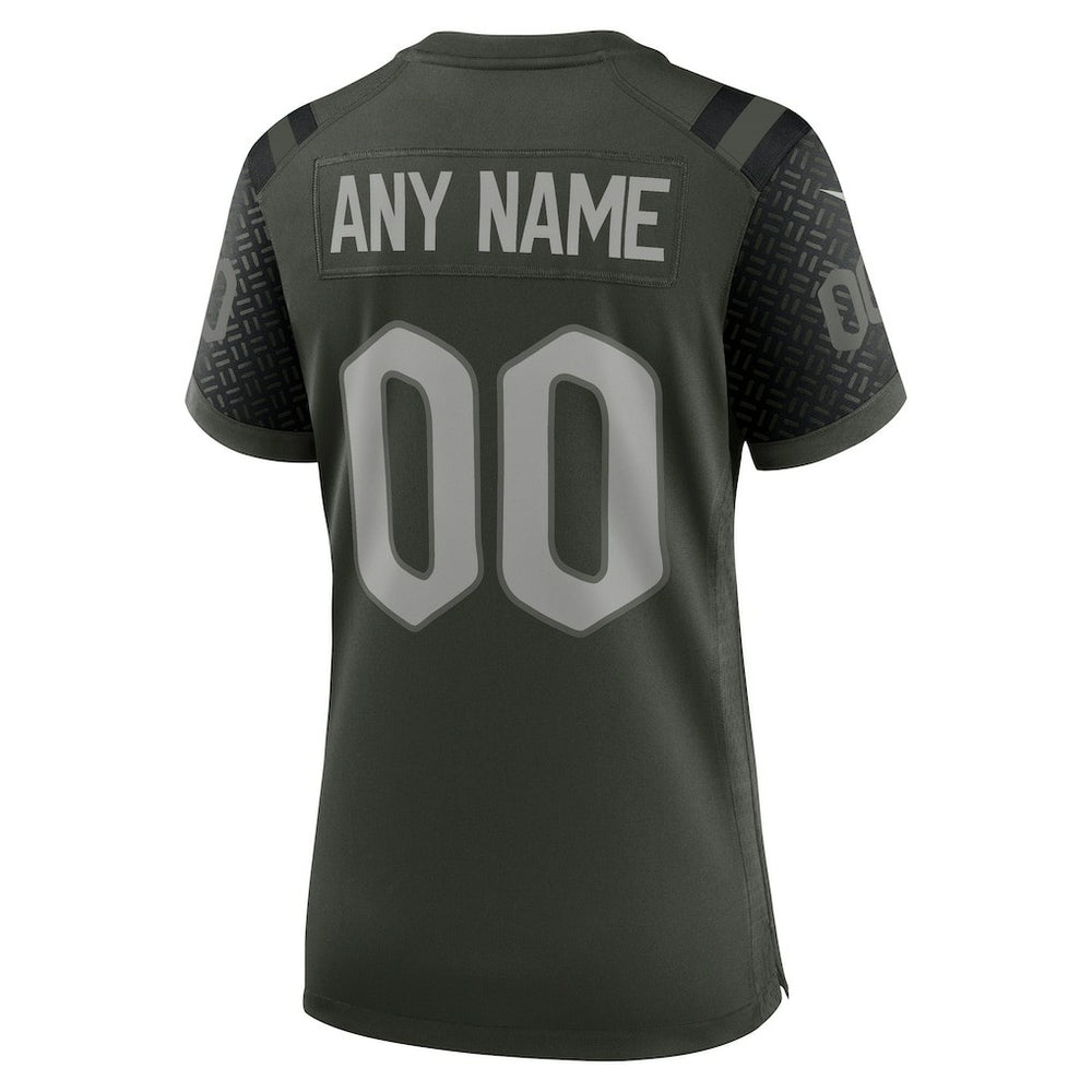 New York Jets Nike Women's 2025 Rivalries Collection Custom Game Jersey